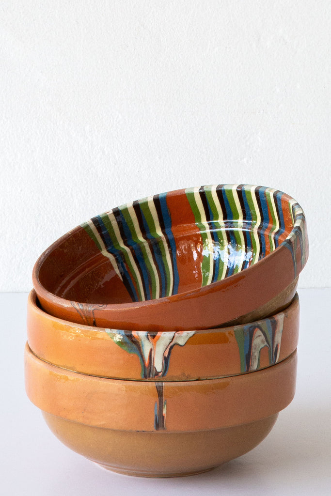 Romanian Market Stripes Bowl