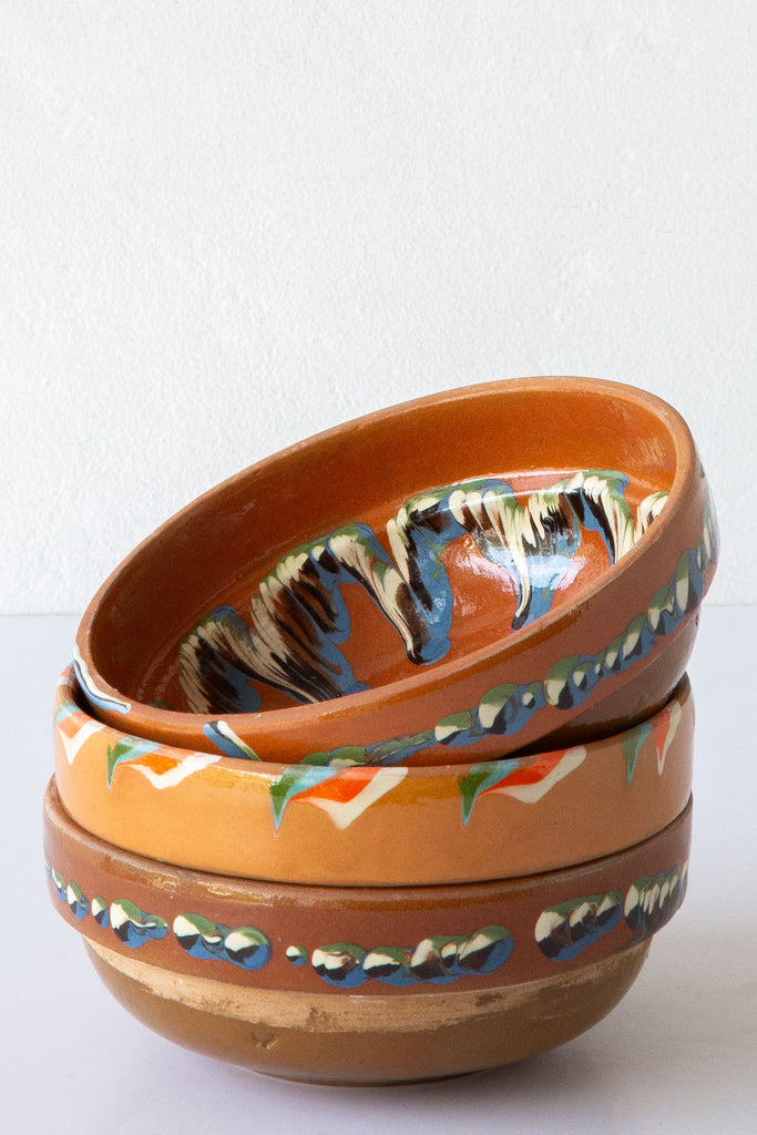 Romanian Market Strokes Bowl