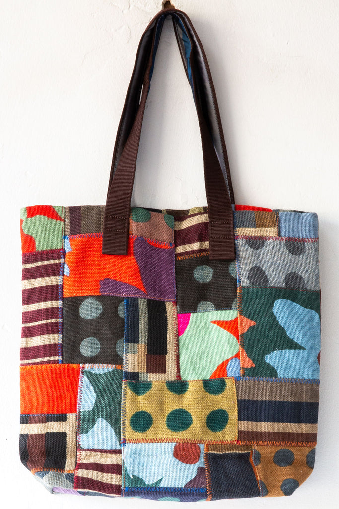 Linen Patch Tote