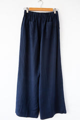 Wide Leg Linen Trouser