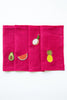 Fruit Emb Cocktail Napkins