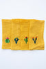 Cactus Emb Cocktail Napkins