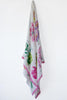 Fleurs Linen Silk Scarf