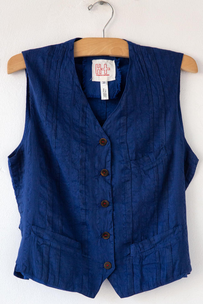 Gertrud Linen Rib Vest