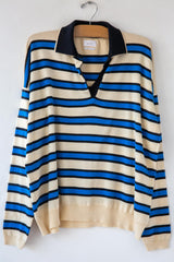 Oversize Stripe Polo