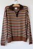 Oversize Stripe Polo