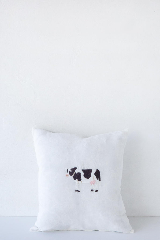 Cow Emb Cushion
