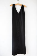 Knotted Linen Maxi Dress