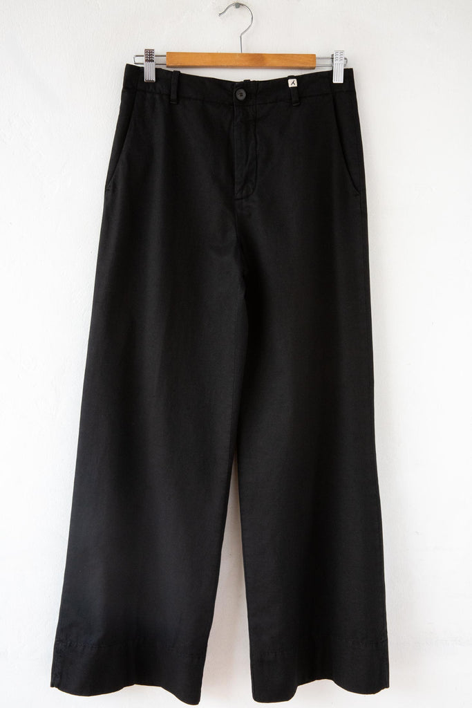 Twill Wide Leg Pant