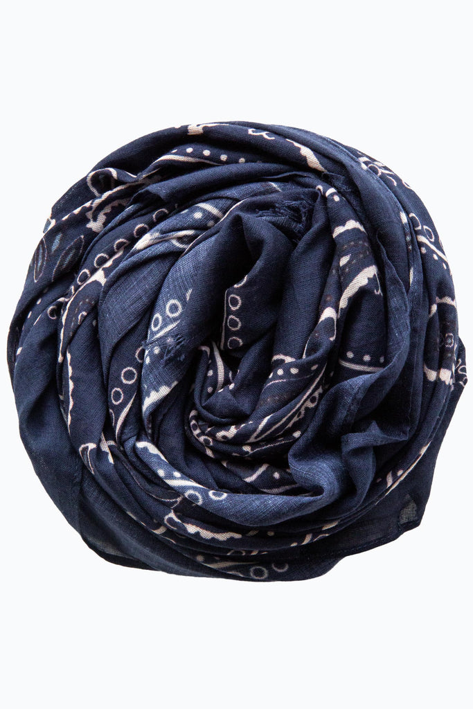 Bandana Print Scarf