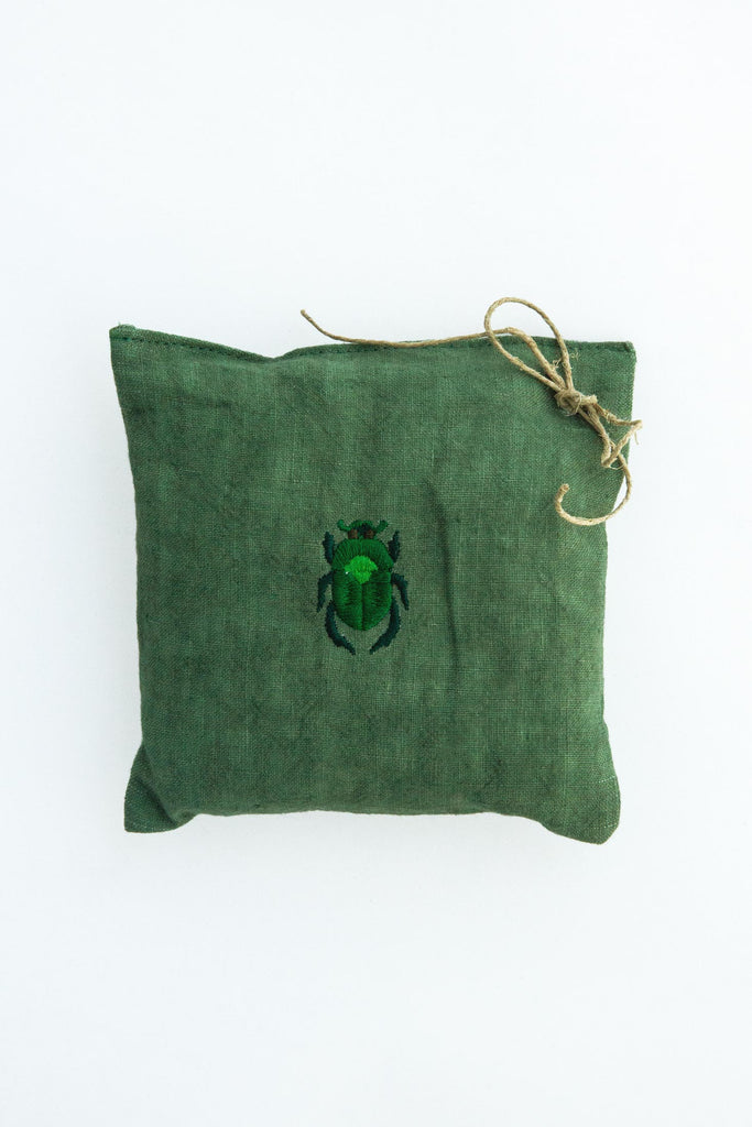 Lavender Beetle Emb Sachet