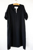 Linen Knot Sleeve Dress