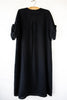 Linen Knot Sleeve Dress
