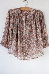Della Print LS Top