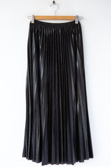 Metallic Pleat Skirt