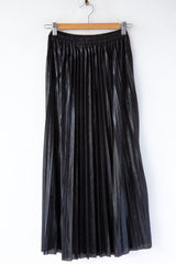 Metallic Pleat Skirt