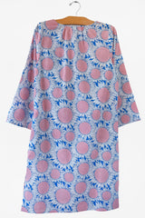 Liberty Sunflower Bell Slv Dress