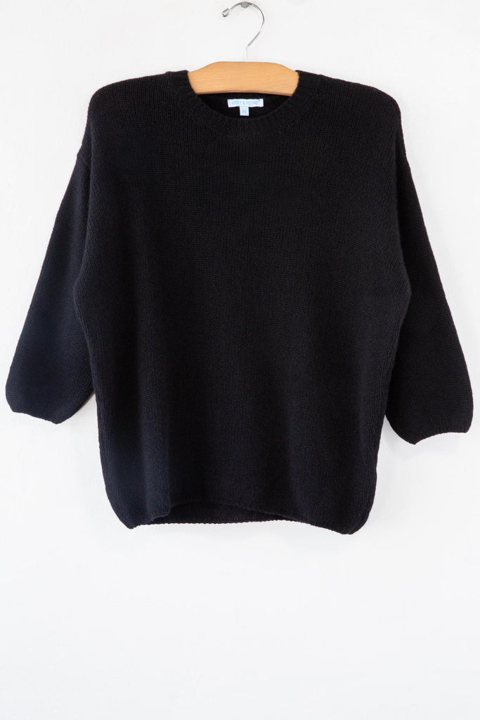 Cashmere 3/4 Slv Crew