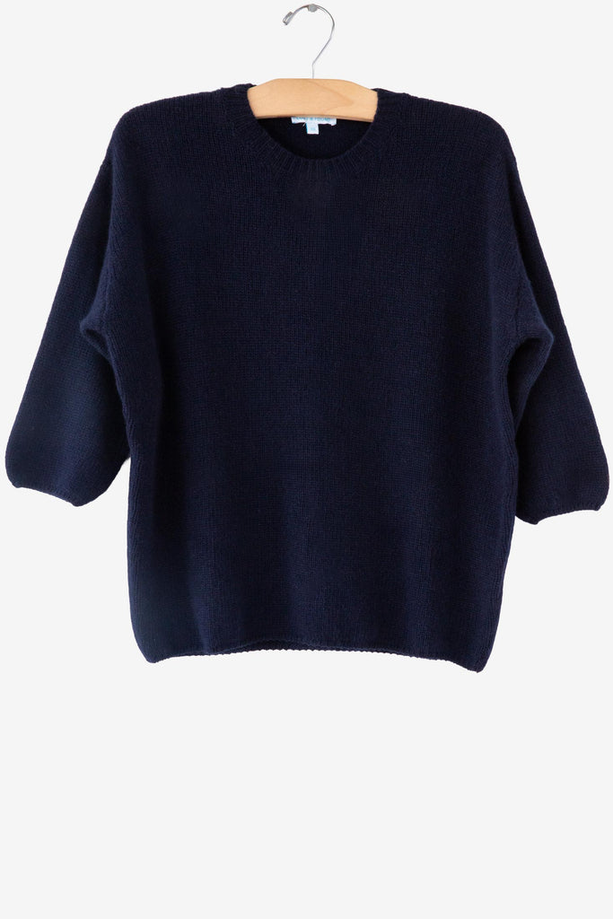 Cashmere 3/4 Slv Crew