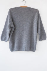 Cashmere 3/4 Slv Crew