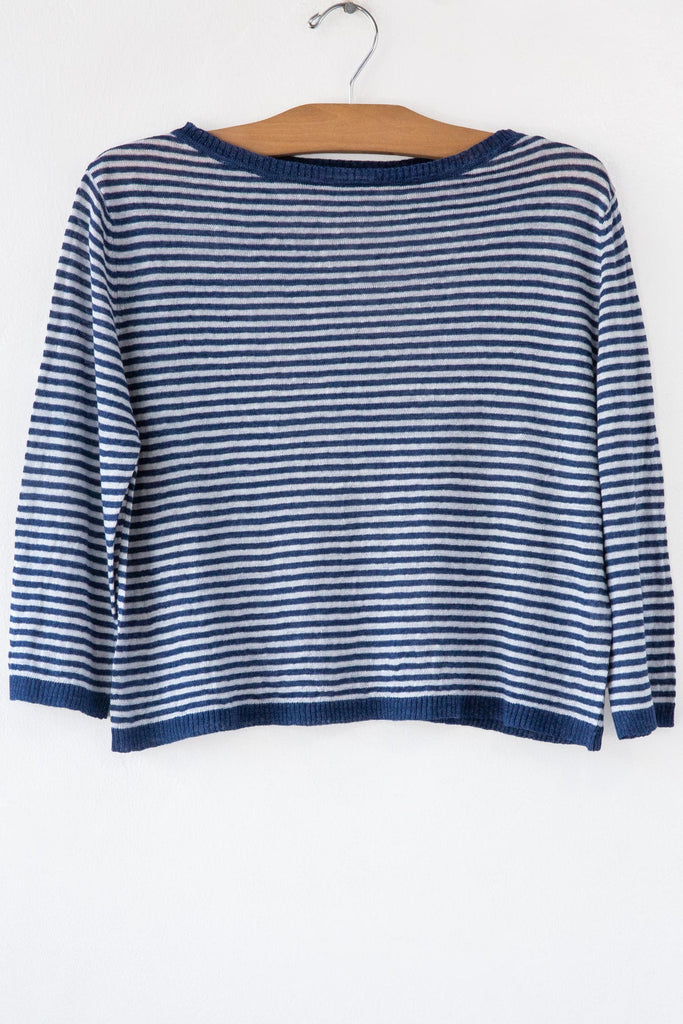 Linen Boatneck Top