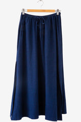 Gathered Denim Skirt