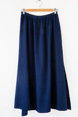 Gathered Denim Skirt