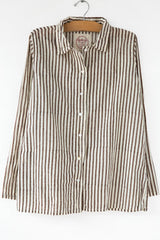 Button Up Stripe Shirt