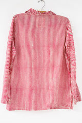Button Up Stripe Shirt