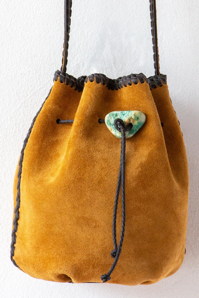 Suede Bucket Bag