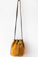Suede Bucket Bag
