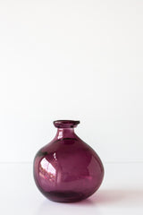 Round Blown Glass Vase