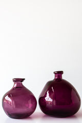 Round Blown Glass Vase