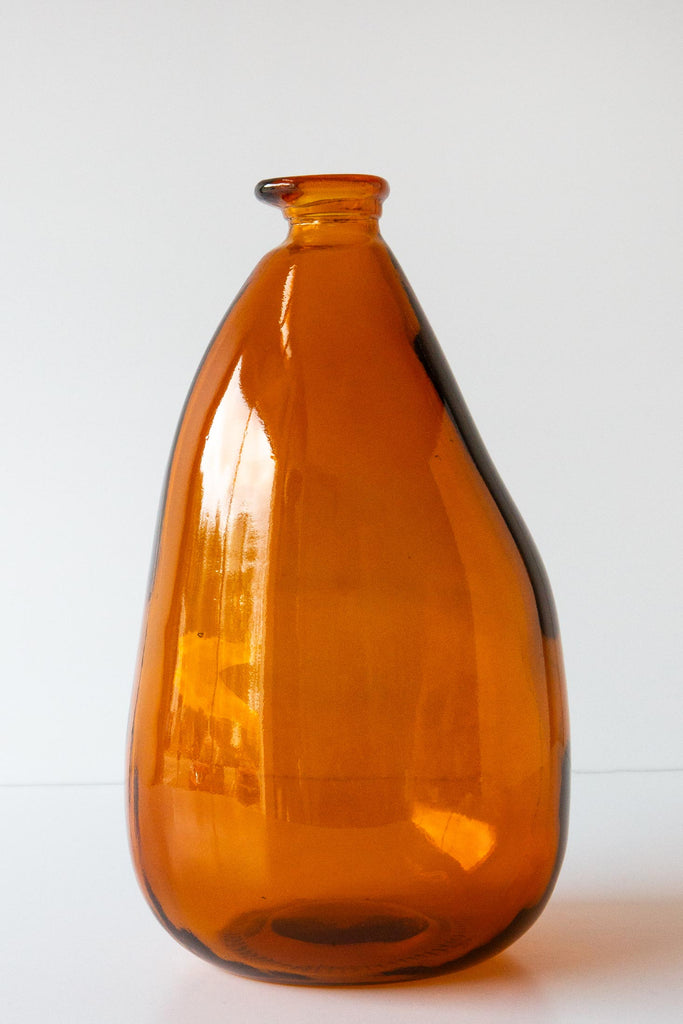 Tall Blown Glass Vase