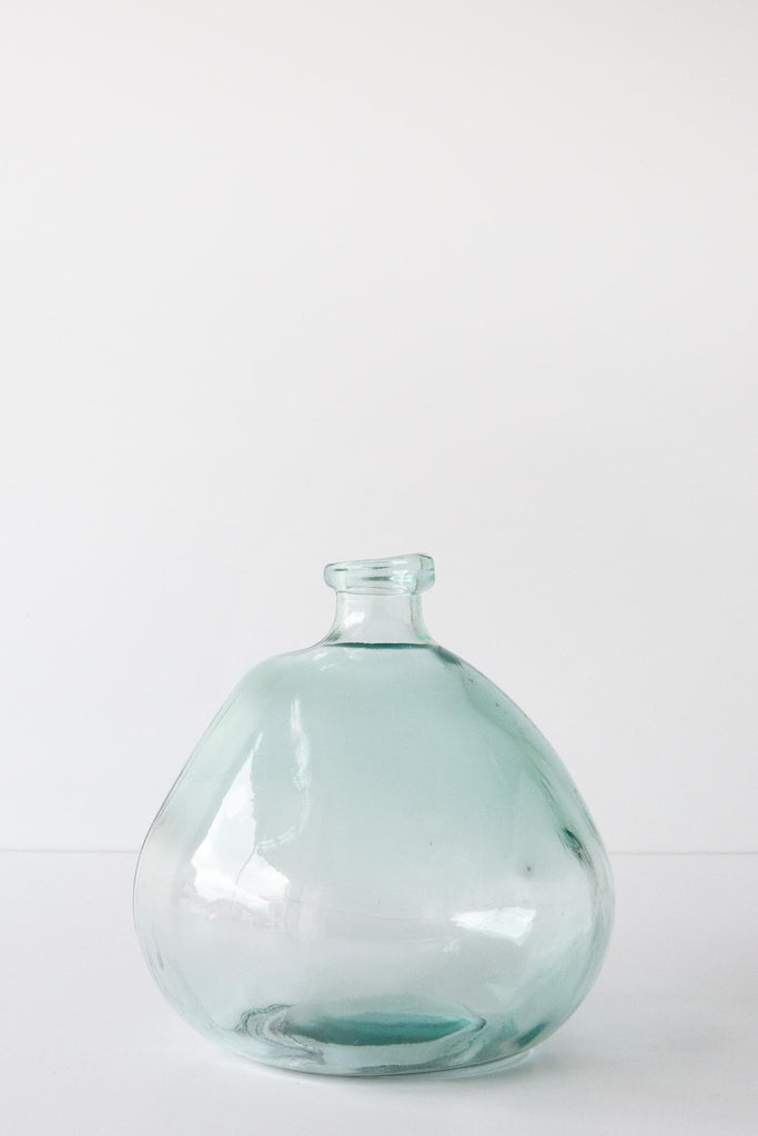 Round Blown Glass Vase
