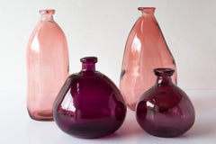 Round Blown Glass Vase