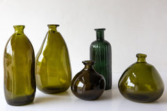 Tall Blown Glass Vase