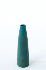Tall Pillar Vase, Greens