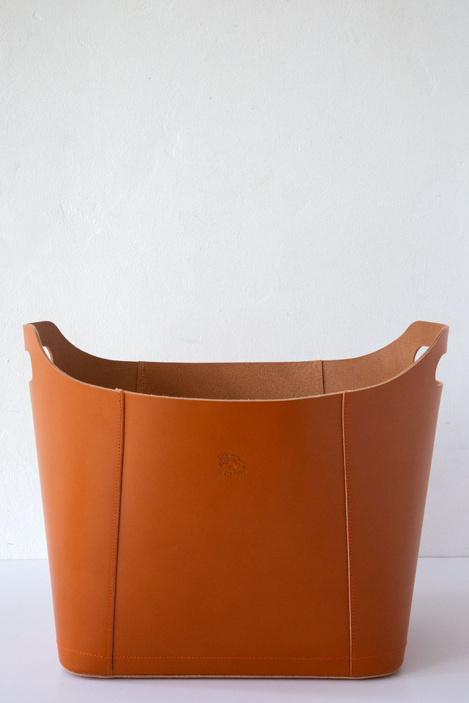 Leather Storage Basket