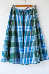 Madras Tie Skirt