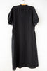 Linen Balloon Sleeve Dress
