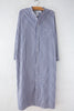 Stripe L/S Dress