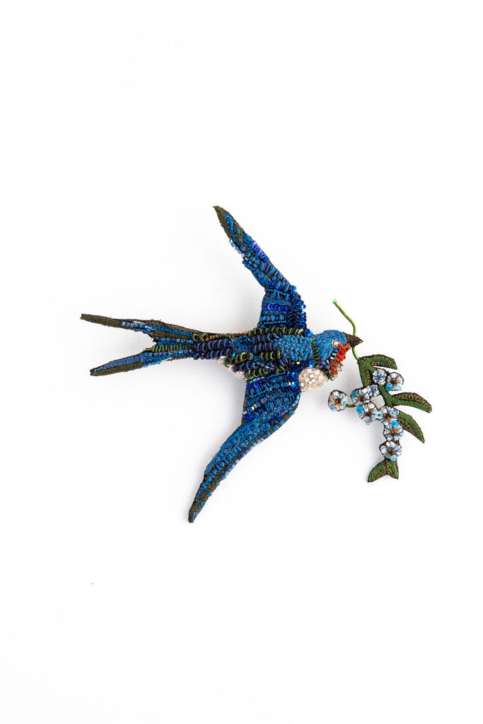 Peace Swallow Pin