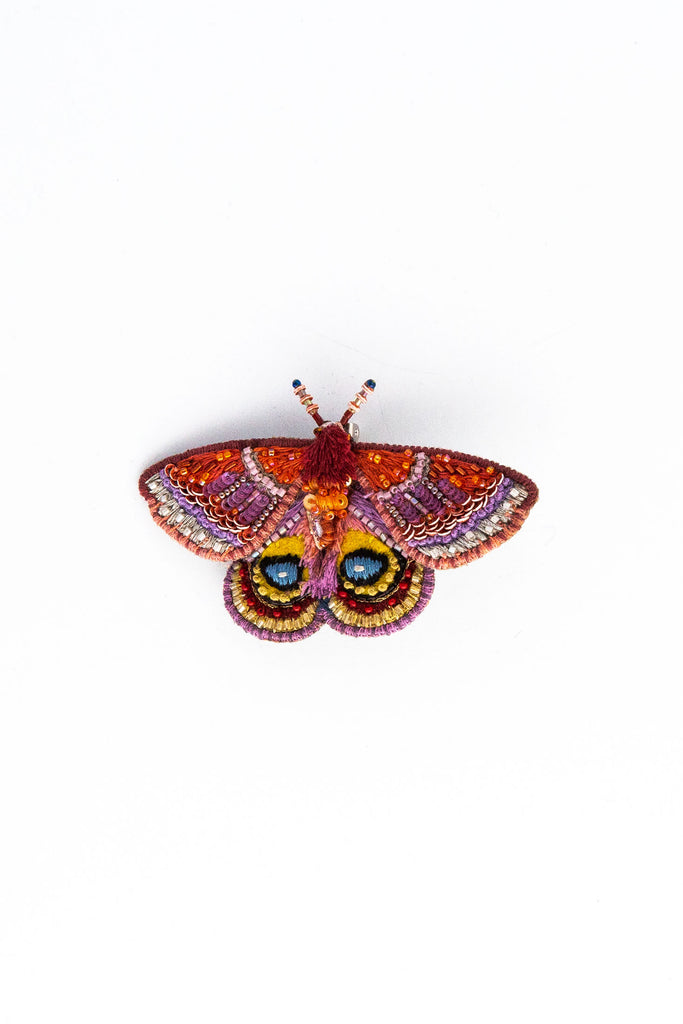 Peacock Moth Pin