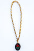 Cloche Double Pendant, Wide Chain