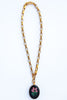 Cloche Double Pendant, Wide Chain