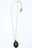 Cloche Double Pendant, Long/Thin Chain