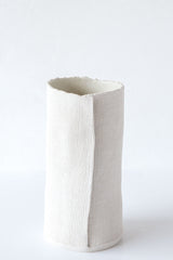 Burlap Cylinder Vase