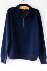 Zip Polo Sweater