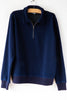 Zip Polo Sweater